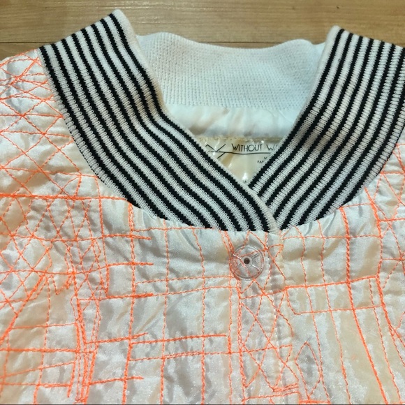 Urban Outfitters Without Walls Katey Embroidered Parachute Jacket - Small - Picture 4 of 14